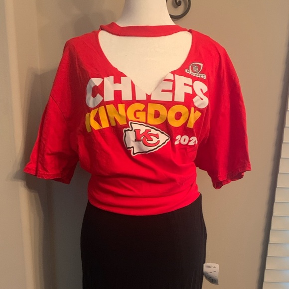 2XL Chiefs T Shirt, 2020 Championship, NFL Team Apparel, short sleeve, Preloved - Picture 2 of 4